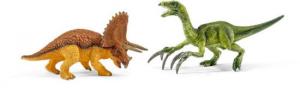 Set Figurine Schleich 42217 Triceraptor si Therizinozaur