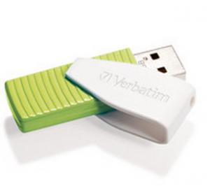 Verbatim Store 'n' Go Swivel 32GB 32Giga Bites USB 2.0 Verde memorii flash USB