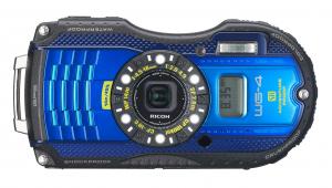 Aparat foto digital subacvatic Ricoh WG-4 GPS 16 MP Albastru