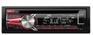 CD/MP3 player auto cu Bluetooth JVC KD-R851BTE Negru - Rosu