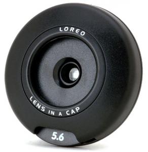Obiectiv-capac LOREO Lens in a Cap LA9002 Canon FD Negru