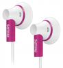 Casti intraauriculare Philips SHE3000PK Alb - Roz