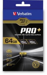 Verbatim Pro+ Micro SDXC 64GB
