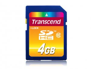Card SDHC Transcend 4GB Class 10