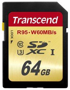 Transcend 64GB, SDXC UHS-I (U3)