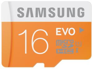 Card microSDHC cu adaptor Samsung 16GB microSDHC EVO Class 10