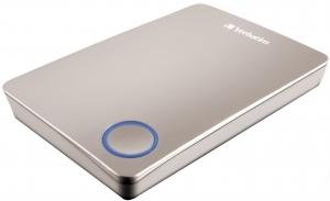 HDD Extern Verbatim Portable Executive II 750 GB, USB 3.0, Argintiu