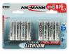 Ansmann 4+4 lithium aa litiu 1.5v