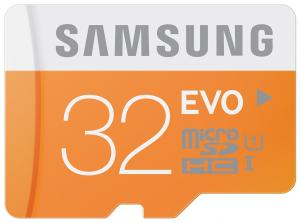 Card microSDHC cu adaptor Samsung 32GB microSDHC EVO Class 10