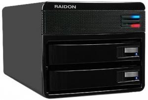 Enclosure Raidon GR3650-B3, 2x3.5" SATA HDD, USB 3.0, Negru