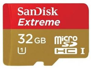 Sandisk 32GB Extreme microSDHC UHS-I