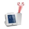 Ceas cu alarma si proiector Braun BNC 015 Alb