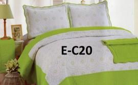 Cuvertura de pat bumbac brodat EC20
