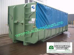 Containere Abroll, customizate, cu prelate