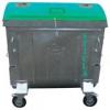 1.1 cubic steel galvanized container