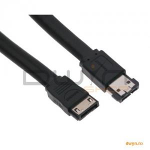 CABLU DATE eSATAp to eSATA / 5 pin mini USB, 0.5m, bulk, 'CC-ESATAP-ESATA-USB5P-1M'
