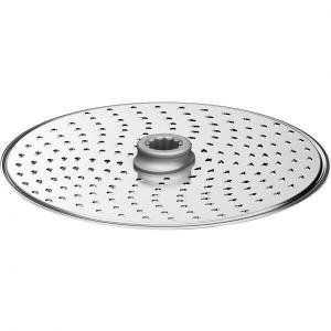 Disc de razuire Bosch (Fine Grating) MUZ9FG1, Rezultate extra fine, Pentru branzeturi dure (parmezan), ciocolata si nuci, Din otel inoxidabil si plastic, Functioneaza prin MUZ9VL1, Pentru gama MUM9 si Cookit