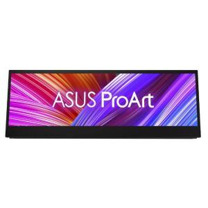 Monitor Portabil IPS LED ASUS ProArt 14" PA147CDV, Full HD (1920 x 550), HDMI, USB Type-C, Touchscreen, Pivot, Boxe, Negru