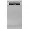 Masina de spalat vase Toshiba DW-10F2S, 10 seturi, 6 programe, Clasa D, AquaStop, Auto Open, Filtru AntiBacterian, 45 cm, Inox