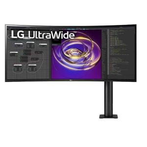 Monitor Gaming IPS LED LG 34" 34WP88CP-B, QHD (3440 x 1440), DVI, HDMI, DisplayPort, Ecran Curbat, Negru