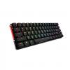 Tastatura gaming mecanica wireless ASUS ROG Falchion, format 65%, switch-uri Cherry MX Red, panou tactil interactiv, iluminare RGB Aura Sync, Negru