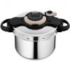 Oala sub presiune Tefal Eco Respect ClipsoMinut'&reg; P4620775, 6L, 100% aluminiu reciclat, inductie, inox