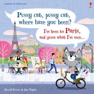 Pisicuta, pisicuta, pe unde ai umblat" Am fost la Paris si ghici ce-am vazut...Carte Usborne (2+)