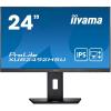 Monitor IPS LED iiyama 23.8" XUB2492HSU-B5, Full HD (1920 x 1080), VGA, HDMI, DisplayPort, Pivot, Boxe, Negru