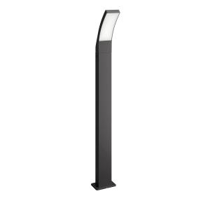 Stalp LED iluminat exterior Philips Splay, 12W, 1100 lm, temperatura lumina calda (2700K), IP44, 96 cm, Antracit