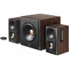 BOXE EDIFIER 2.1, RMS: 155W (2 x 10W, 2 x 30W, 1 x 75W), Bluetooth, Telecomanda , Wireless, Volum, Bass, Treble, Optical, Coaxial, Brown, "S360DB"