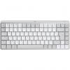 Tastatura Wireless Logitech MX Mechanical Perfomance Mini for Mac, Iluminata, Silentioasa, USB, BT, US INT, Gri-Alb