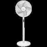 Ventilator 3-in-1 Midea FS40-18BR, 48 W, 40 cm, 8 viteze, timer 8H, display LED, telecomanda, debit de aer: 41m&sup3;/min, oscilatie&deg;, mod sleep, alb