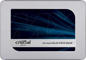 CRUCIAL MX500 2TB SSD, 2.5&rdquo; 7mm (with 9.5mm adapter), SATA 6 Gbit/s, Read/Write: 560 MB/s / 510 MB/s, Random Read/Write IOPS 95K/90K