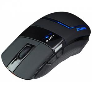 Mouse Zalman cu fir, optic, ZM-M501R, 4000dpi, 7 butoane, USB, senzor Avago A3050, dpi ajustabil, viteza 30IPS, ambidextru, negru