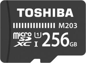 Card De Memorie 256gb Toshiba Microsd M203 Uhs I U1 With Adapter R100/W10 Mb/S Thn-M203k2560ea