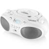 JVC RD-E661W-DAB Radio portabil sau desktop, CD player tuner DAB+/FM, Bluetooth/USB/MP3, AUX IN, iesire casti, telecomanda