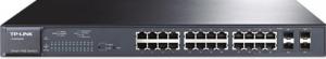 PoE (Power Over Ethernet) Switch 24 Porturi 10/100/1000M (24 porturi PoE, incl. 4 Combo RJ45/SFP), PSU 180W, TP-LINK "TL-SG2424P"