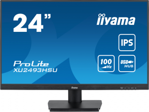 Monitor IPS LED iiyama ProLite 23.8" XU2493HSU-B6, Full HD (1920 x 1080), HDMI, DisplayPort, Boxe, Negru