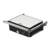 Grill electric Heinner HEG-K2000CP, termostat reglabil, tava pentru colectarea uleiului, 2000W, Negru\Alb