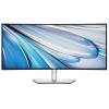 Monitor IPS LED Dell 34.14" U3425WE, WQHD (3440 x 1440), HDMi, DisplayPort, Ecran curbat, Boxe, 120 Hz, 5 ms, Argintiu