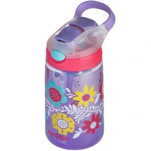Sticla de apa pentru copii Contigo Gizmo Flip 420ml (Wisteria Flowers on the Vine) [AUTOSPOUT]