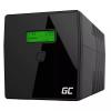 PS Green Cell 700W 1000VA Microsine line-interactive USB RJ45 LCD display 2 Prize Schuko 2 IEC