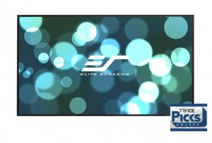 Ecran proiectie cu rama fixa, de perete, 266 cm x 150 cm, EliteScreens AEON, AR120WH2, Format 16:9