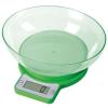 Cantar electronic de bucatarie E-Boda CEB1011, greutate minima masurata 1g, greutate maxima masurata 5kg, diviziune 1g, Afisaj 20x50, unitate de masura g/oz, Verde/transparent