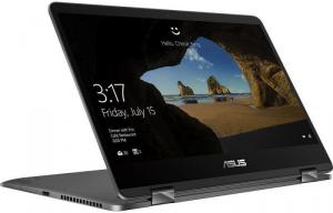 Laptop 2-in-1 ASUS 14'' ZenBook Flip UX461UN, FHD Touch, Intel Core i7-8550U , 8GB, 256GB SSD, GeForce MX150 2GB, Win 10 Home, Slate Grey