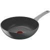 Tigaie wok tefal renew on, 100% aluminiu reciclat,