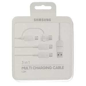 Samsung Multi Charging Cable White (3 MicroUSB/1 MicroUSB Connector (USB Type-C to Micro USB)) EP-MN930GWEGWW
