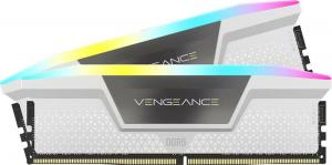 Memorie Corsair Vengeance XMP 3.0 White Heatspreader 32GB (2x16GB), DDR5, 5600MT/s, CL 36, RGB