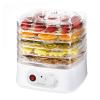 Deshidrator fructe si legume Esperanza EKD004, 250W, Plante, Flori, Carne, 5 tavi, Design modern, Alb