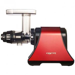 Storcator orizontal prin presare la rece Oscar DA1200, 200W, 75 RPM, recipient pulpa, 2 Site, Rosu